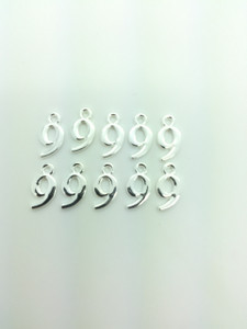 #9 Charm 9x16mm 10 PCS