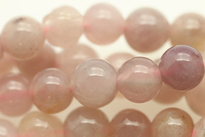 6mm Quartz, Rose, Madagascar, Natural, Smooth Round