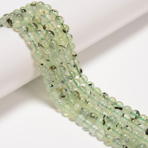Prehnite, Natural, 6mm Smooth Round

