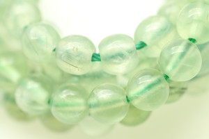 Prehnite, Natural, 4mm Smooth Round