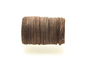 Suede Dark Brown 5mm Flat 32 Feet