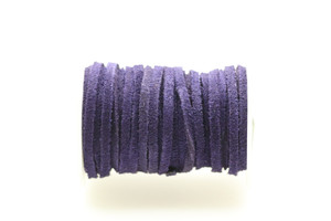Suede Purple 3mm Flat 32 Feet