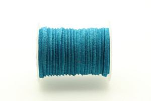 Suede Turquoise 3mm Flat 32 Feet