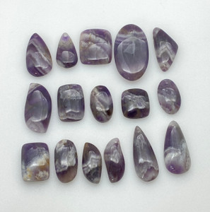 Amethyst, Chevron, Pendants, 100 Gram Lot Assorted Shapes & Sizes