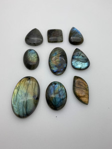 Labradorite, Pendants, 100 Gram Lot Assorted Shapes & Sizes Labradorite, Pendants, 100 Gram Lot Assorted Shapes & Sizes