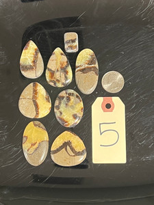 Septarian, Cabochons