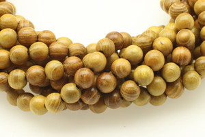 Sandalwood, Smooth Round, 6mm