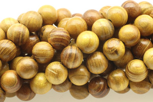 Sandalwood, Smooth Round, 8mm