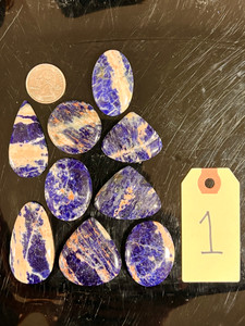 Sodalite, Side Drilled, Pick Lot You Like, 100 Grams
