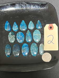 Apatite, Neon, Cabochons, Pick Lot You Like, 100 Grams