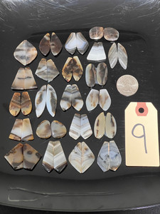Agate, Montana, Matched Pairs, Cabochons