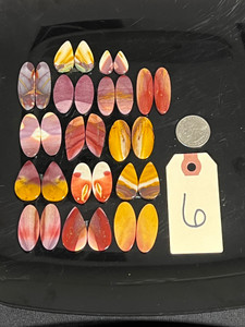 Jasper, Mookaite, Cabochons, Matched Pairs, Pick Lot You Like, 100 Grams 