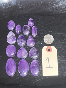 Amethyst, Natural, Cabochons