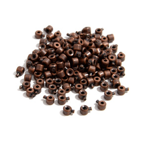 Easy Crimp, Antique Copper Color Plated, 3mm, 100 pieces, Easy, Secure & Beautiful Finish to Jewelry 