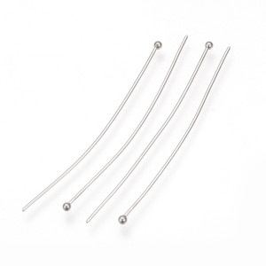 Ballpin, 1.5", 21 Gauge, Stainless Steel, approx. 50 PCS Ballpin, 1.5", 21 Gauge, Stainless Steel, approx. 50 PCS