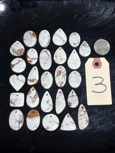 Magnesite, Pendants, Pick Lot You Like, 100 Grams