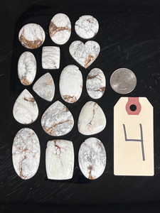 Magnesite, Side Drilled, Pick Lot You Like, 100 Grams