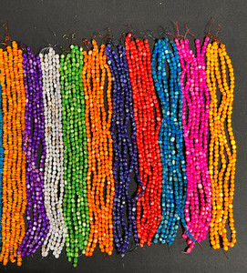 100 Strands of Freshwater Pearl Shell, Dyed, 5 to 6 strands each type