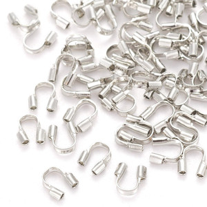 Wire Guardian, Brass, Silver Color, 150 pieces  Wire Guardian, Brass, Silver Color, 150 pieces