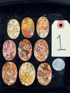 "Jasper", Birds Eye, Rhyolite, Pendants, Pick Lot You Like, 100 Grams