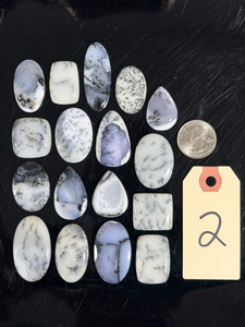 Dendritic Opal, Cabochons, Pick Lot You Like, 100 Grams