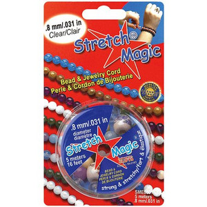Stretch Magic Cord, 0.8mm, 5m - Clear (about 16ft) Stretch Magic Cord, 0.8mm, 5m - Clear (about 16ft)