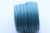 Leather Cord, Metallic Teal, Dyed, 1.5mm Round, 32 Feet (10mtrs)