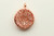 Cage, Tree Life, Rose Gold Plated Metal Alloy, Pendant 33mm
