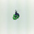 Blue & Green Enamel Football Helmet Charm, 12x12mm
