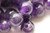 Amethyst, Smooth Round, 8mm with 2mm Hole, One Strand