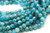 Apatite, Neon, Natural, Faceted Strand, 4mm, One Strand