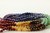 Mixed Stone, Chakra, Natural & Heated, Faceted Round, 8mm Strand