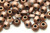 BEAD, Rondelle Diamond Cut Middle, Antique Copper Plated (metal alloy), 4x3mm, approx 90 per bag