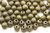 BEAD, Round Vertical Strip, 5mm, Antique Bronze Plated (metal alloy), approx 100 per bag