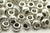 BEAD, Bali Style, 5x7 3mm hole, Antique Silver Plated (metal alloy), approx 45 per bag