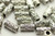 TUBE, Thin Bali Style, 5x10 3.5mm hole, Antique Silver Plated (metal alloy), approx 22 per bag