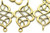 CONNECTOR, Figure 8 Patterned, 28x18x1.5mm, Antique Bronze Plated (metal alloy), approx 18 per bag