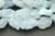 Aquamarine, Heated, Matte Finish, Nice Blue Nuggets One 10x5x5mm Strand