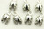 End Cap, 13x12mm, Antique Silver Plated Metal Alloy, Approximately 25 per bag