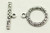 Toggle, 15.5x12x2mm, bar is 20.5mm, Antique Silver Plated Metal Alloy, 10 sets