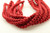 Lava,  Red, Dyed 8mm Round