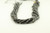 Labradorite, Black (Larvikite), Heishi, 4x2mm, One Strand