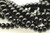Onyx, Black, Dyed, Smooth Rondelle, 6x4mm