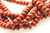 8x5mm, Red Jasper, Natural, Smooth Rondelle