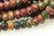 Red Creek, Jasper, Natural, Faceted Rondelle, 6x4mm, One Strand