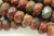 Red Creek, Jasper, Natural, Faceted Rondelle, 8x5mm, One Strand