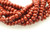 Jasper, Red, Natural, Faceted Rondelle, 6x4mm, One Strand