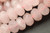 Rose Quartz, Enhanced, Faceted Rondelle, 8x5mm, One Strand