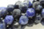 Sodalite, Natural, Faceted Diamond Shape, 8mm, One Strand