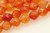 Carnelian, Agate, Mix, Heated, Faceted Diamond Shape, 8mm, One Strand